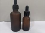 5ml-100ml Round Glass Amber Dropper Bottle , Essential Oil Dropper Bottle