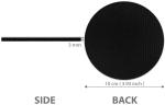 CM-008 Natural Rubber Round Coasters Cloth Mat Drink Mats Coasterrug Suitable