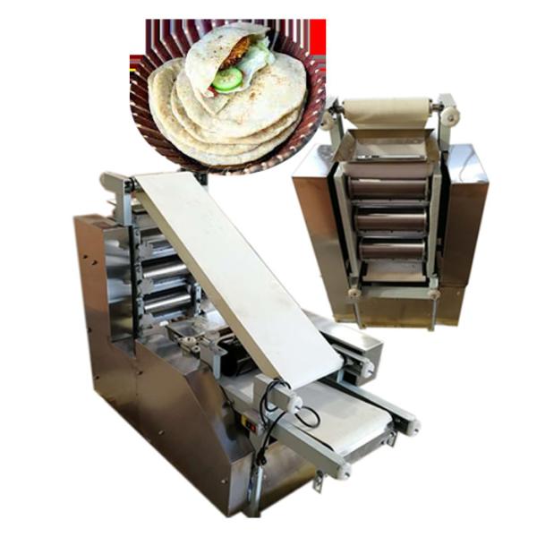 English Instructions maquina de production pan pita corn tortilla machine for
