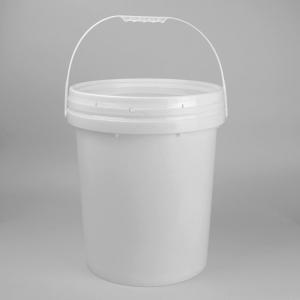 China Transparent Small Plastic Round Custom Printed Bucket With Lid on sale
