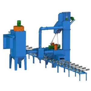 Wholesale Hook Hanger Type Blaster LPG Cylinder Shot Blasting Machine Width 4500mm from china suppliers