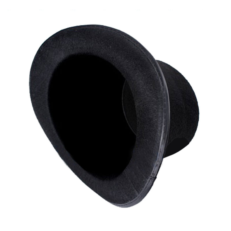 Classic hard top hat , 100% pure wool Steampunk top hat