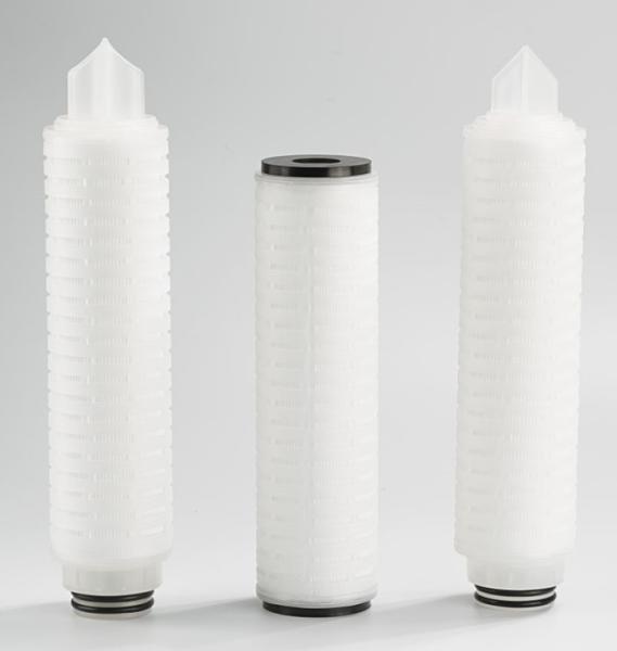Water Treatment Pleated Filter Cartridge Length 10 Inch 1.2 Cuber Meter Per Hour