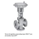 PN 10 - PN 40 Pressure Pneumatic Control Valve Without Lining DIN Standard