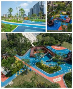 Wholesale Safe EPDM Rubber Flooring Athletic Playground UV Resistant High Flexibility from china suppliers
