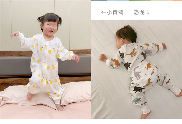 Anti Bacterial Baby Cotton Pajamas Zero Formaldehyde Highly Absorbent