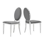 Round Back Velvet SS Dining Chairs 20x22x36inch For Banquet