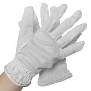 China White Soft Washable Polyester Work Gloves Lint Free on sale