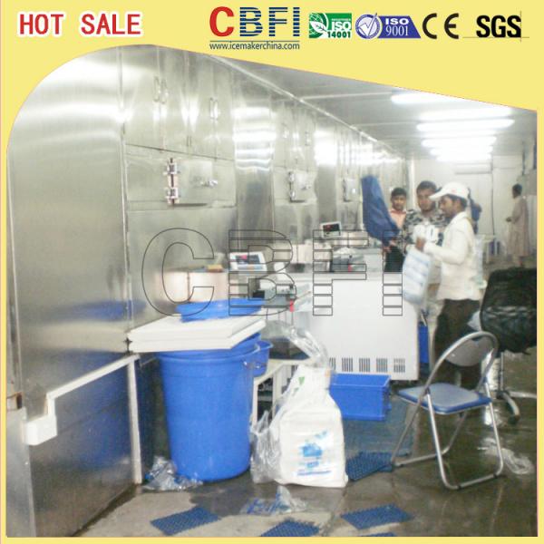 Quality Edible Industrial Commercial Ice Cube Machine with R507 / R404a Refrigerant for sale