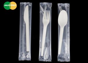 China Biodegradable CPLA Cutlery Disposable Spoon Fork Sustainable on sale