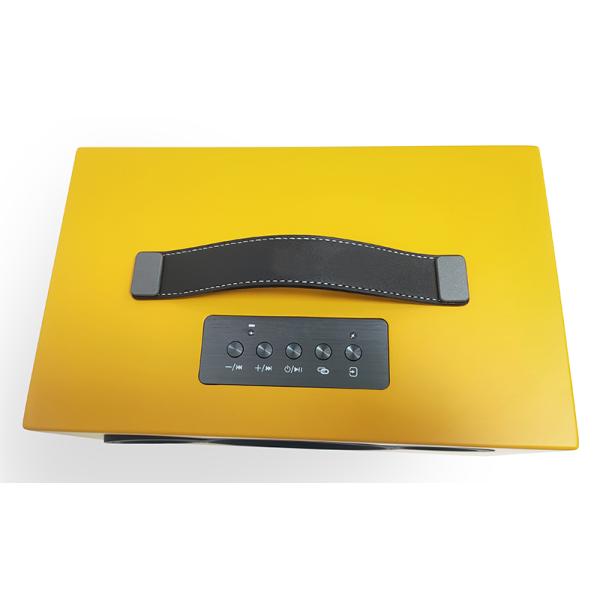 80W Wooden Bluetooth Speaker with TWS and Rechargeable Battery