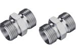 Medium Carbon Steel Hydraulic Hose Straight Adapter Fittings Benefit DIN
