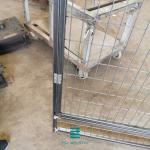 galvanized 4.0mm 25X25 Square Tube Iron Black Welded Mesh Dog Kennel