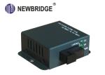 2 * DC12V 10 100M Media Converter , Wavelength 1550nm Single Fiber Media