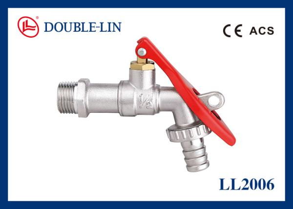 Aluminium Handle Brass Bibcocks For High Pressure Environments 16 Bar Working