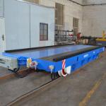 Electric Customized 30 Tons Rail Transport Flat Trolley Apply For Painting