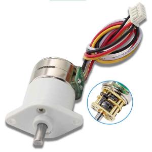 China GM12 15BY Worm DC Stepper Motors 2 Phase 4 Wires 18d Stepper Angle Speed on sale