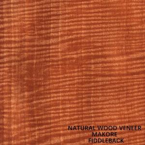 Wholesale Musical Instruments Africa Makore Wood Veneer Straight Fiddle Back Grain from china suppliers