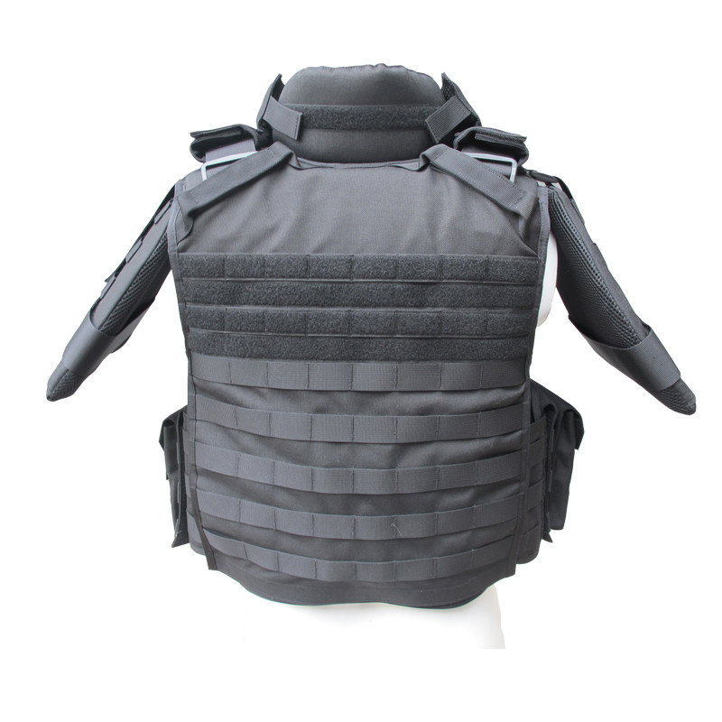 Outdoor Full Coverage Black 1000D Nylon Molle Camo Plate Carrier Combat Chalecos Tactical Vest Armor Vest