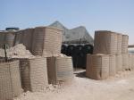 Heavy Duty Hesco Defensive Barriers Bunker , Sand Filled Barriers Long Service