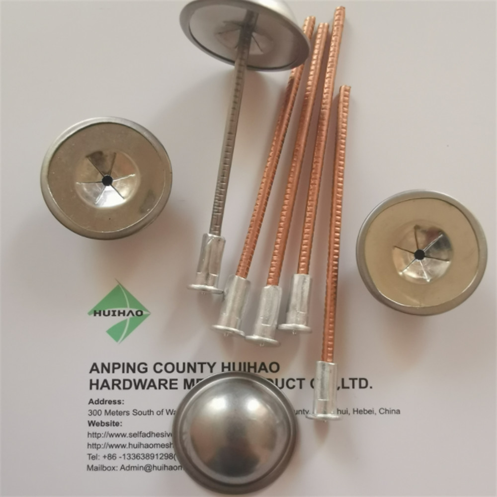 Galvanized Steel 28 Mm Dome Cap Washers To Fix 3 Mm Nails