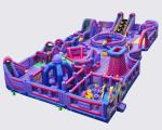 Giant Bouncy Indoor Inflatable Obstacle Course Juego Jockey / Blow Up Amusement
