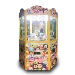 6 Player Mini Coin Pusher Arcade Game Machine Wheel Fortune Bonus