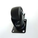 1.25 Inch Wheel Width Ball Bearing Heavy Duty Caster Wheels With Top Plate