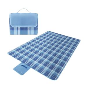 Wholesale Anti Sand Washable Soft Velvet Packable Picnic Blanket PEVA Bottom from china suppliers