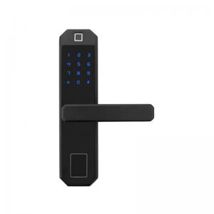 China Wireless Network Electric Fingerprint Door Lock For Apartment 2 Year Warranty on sale