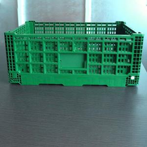 Wholesale PP Material Vented Type Plastic Collapsible Crate Fruit Use 600x400x180Mm from china suppliers