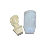 David Figure Silicone Candle Mold Handmade 3D DIY Candle Molds Non Stick