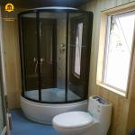 Light Steel Structure Prefabricated House With Toilet Sink Shower Turnkey