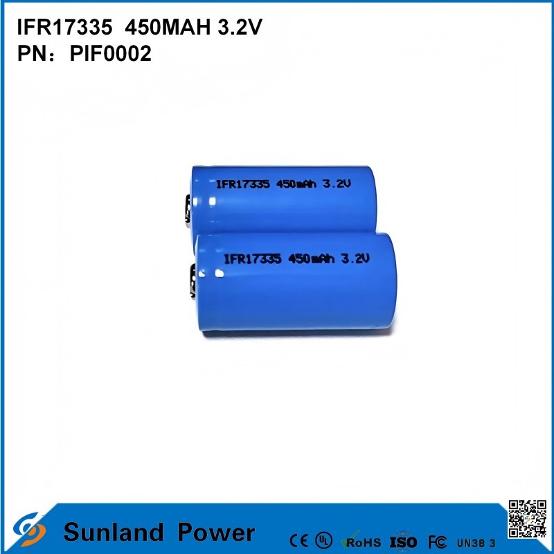 IFR17335 battery 3.2V 450mah suitable for a variety of devices and scenarios, including: Digital products Illumination equipment Electric tools Small