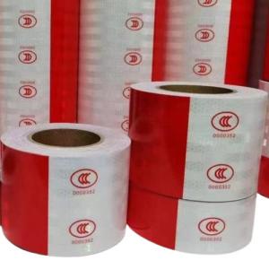 Wholesale Printed Red And White Warning Tape BOPP Marking And Warning Tape from china suppliers