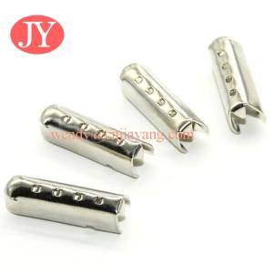 Wholesale jiayang nickle metal tips for shoelace /drawstring / cord from china suppliers