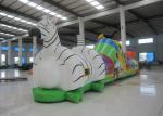 Indoor Playground Blow Up Obstacle Course , Kindergarten Baby Bouncy Castle