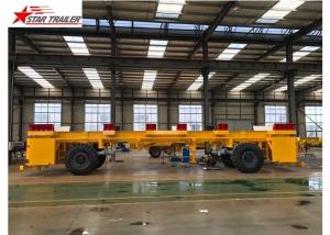 Wholesale Heavy Duty Heavy Load Trailers , Chassis Frame Multi Axle Trailer from china suppliers