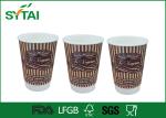 4oz Custom Logo Double Wall Paper Cups for Hot Coffee / Cold Drink Eco-friendly
