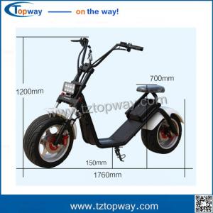 Wholesale Harley electric scooter 1000w citycoco electric scooter with big wheels front fork from china suppliers