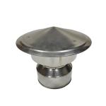 5" Chimney Flue Rain Caps Quick Bolt On Galvanised Silver Color