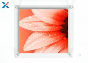 China Wall Mounted Acrylic Photo Frames / Double Panel Clear Acrylic Floating Frame on sale