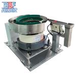 Dual Track Vibratory Bowl Feeder PU Coating O-rings Vibrating Feeder