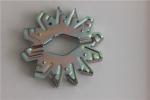 Custom metal stamping, Galvanized Steel Stamped Wide fan for Electric appliance