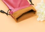 PU Inside Compound Suede Drawstring Bags Waterproof Environmental Protection
