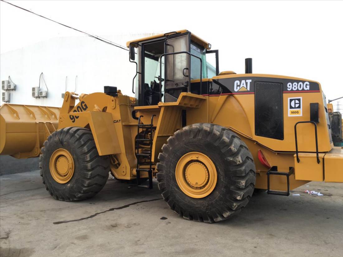 Original Used 980G 980G wheel loader with Caterpillar 966G 966H Front cat loader