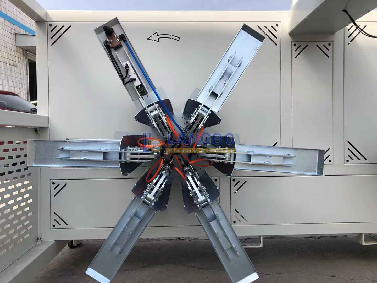 16-32mm PE Pipe Double Reel Winder Machine Plastics Pipe Coiler Machinery