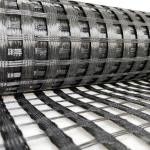 Warp Knitted Fiberglass Geogrid Biaxial Glass Fiber Geogrid with 0.2mm-4mm