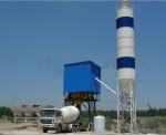 Model HZS35 Stationary Fixed Concrete Batching Plant Electric Power With 35m3/H