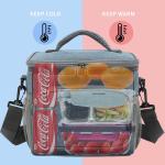 Cooler Insulated Lunch Bag Large Lunch Tote Bag Mesh Side Pockets
